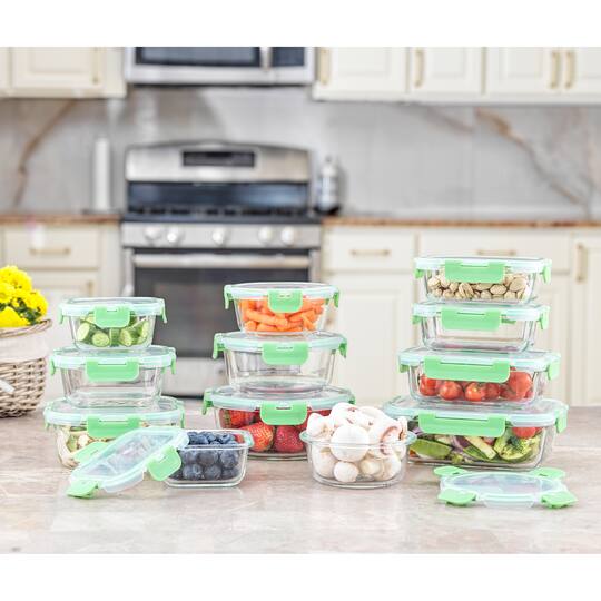 JoyJolt® Glass Storage Containers Set